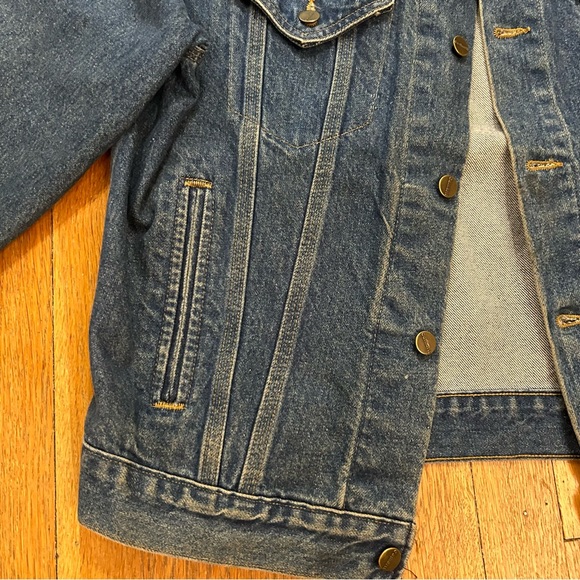 VTG Carhartt Trucker Denim Jacket J12DST Vintage Made in USA Y2K - M/L - Picture 3 of 15
